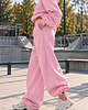 spodnie dresowe damskie Spodnie - 330 GSM Pink 1