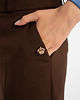 spodnie materiałowe damskie Spodnie Borys Brown 2