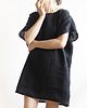 tuniki damskie lniana tunika "MOON", typ oversize 3