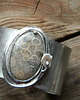 bransoletki wire wrapping Koral fossil    - BRANSOLETA MANKIET - CUFF 4