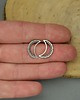 kolczyki wire wrapping Kolczyki sztyfty księżyce wire wrapping półksiężyc 2