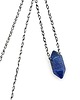 biżuteria męska Łańcuszek z grotem lapis lazuli 1