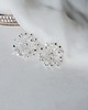 Biżuteria ślubna STELLA  - złote kolczyki ślubne sztyfty glamour 3