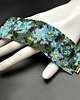 bransoletki - inne Forget Me Not, szeroka wyplatana bransoleta, beading 3