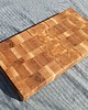 deski do krojenia i tace Deska do krojenia w stylu End Grain 38,5x19,5 cm. Deska do serwowania. 3