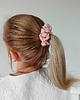 gumki do włosów Satynowa gumka satynowa scrunchie owijka frotka brudna brzoskwiniowa MINI 2