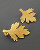 kolczyki pozłacane Kolczyki pozłacane liście 3