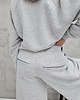 komplety damskie Sarai wygodny komplet bluza i szerokie spodnie z zakładkami gray melange 9