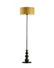 lampy podłogowe Czarna lampa podłogowa do salonu ROMA 6