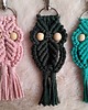 makramy Breloczki sówki, do torebki, plecaka, kluczy, makrama. Handmade. 3+1 gratis 4