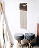 makramy Makrama dekoracja ścienna ze starym drewnem boho  japandi wabi-sabi /2/ 4