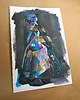obrazy Lilka 90 - akwarela 16x24 cm unikat 2