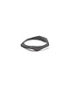 pierścionki srebrne ONE EDGE mini / black SILVER ring 6