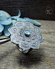 pierścionki srebrne Mandala Ring 4