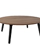 meble - stoły i stoliki - stoliki kawowe Stolik Kawowy Contrast SLICE - Dąb/Czarne Nogi 6