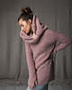 swetry damskie  Sweter Boucle Różowy 10