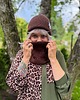 szale damskie Bawełniany mały komin Brąz 7