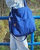 torby na ramię Lazy bag Pocket torba granatowa bawełniana eco 1
