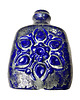 wazony Kobaltowy, duży, ceramiczny wazon Strehla Keramik, Niemcy lata 60. 8