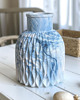 wazony Wazon w niebieskim naczyniu gipsowym NORDIC CALM 2