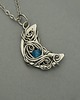 wisiory Wisiorek księżyc niebieski apatyt wire wrapping 1