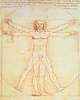 zakładki do książek Człowiek witruwiański - Leonardo da Vinci 2
