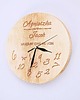 zegary Drewniany personalizowany zegar Numbers eko 3