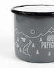 kubki Kubek turystyczny emaliowany AHOJ PRZYGODO szary 500ml 4