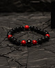 biżuteria męska Męska bransoletka RED SKULL 2