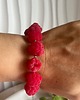 bransoletki - inne Realistyczna bransoletka malinowa z glinki polimerowej, handmade 2