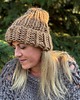 czapki damskie Beanie handmade 2