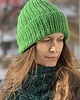 czapki damskie Przejściowa czapka Dimma z alpaki zielona 2