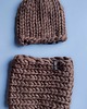 czapki damskie Zestaw czapka i Komin 100% merino 2