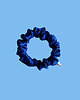 gumki do włosów Gumka jedwabna, scrunchie, frotka royal blue MINI 3