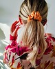 gumki do włosów Gumka jedwabna, scrunchie, frotka sweet apricot MIDI 2