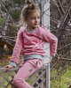 bluzy dla dziewczynki Bluza dziecięca ciepły róż - dresy odCZAPY Kids 4
