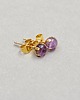 kolczyki z kamieniami Dots - ametysty vol. 4 /alloys collection/ - sztyfty 3