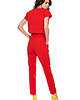 kombinezony damskie Kombinezon Fiori Red 1