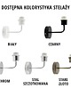 kinkiety Elegancki kinkiet LED do salonu TURYN 9