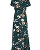 sukienki maxi damskie Sukienka zielona maxi w kwiaty 2