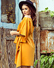 sukienki mini damskie 287-1 SOFIA Sukienka motyl - MIODOWA 3