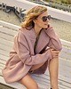 bluza z kapturem damska Peleryna do zadań specjalnych Brudny Róż 1