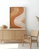 plakaty Plakat boho Abstrakcja Fale Minimalistyczny Plakat nowoczesny do salonu 1