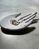 pojemniki na biżuterię Ceramiczna Łapka Handmade Talerzyk na Biżuterię Złote Ciapki 1