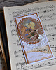 kartki scrapbooking Kartka ślubna z suszonymi kwiatami 1