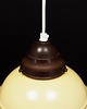 lampy wiszące Lampa wisząca szklana, duński design, lata 70 3