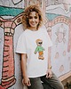 t-shirt damskie T-shirt oversize Bart Teddy dla mamy cream 2