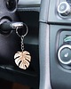 breloki Drewniany brelok do kluczy zawieszka monstera 1