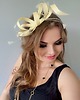 fascynatory Fascynator  ESTELLA ŻÓŁTY PASTELOWY  /oraz inne kolory 1