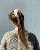 gumki do włosów Biała scrunchie White 1